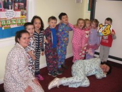 Pyjama day in the nursery Nov 2012