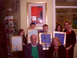 Famous artists Brian and Denise Ferran visit Oakgrove P6